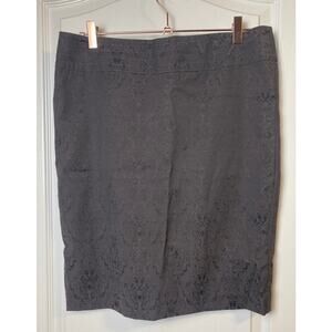 Intuitions Women’s Fall Brown Jacquard Lined Mini Skirt Size 8